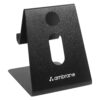 Ambrane Mobile Holding Tabletop Stand, 180 Degree View, Premium Metal Body, Wide Compatibility, Multipurpose, Anti-Skid Design (Pop Stand, Black)