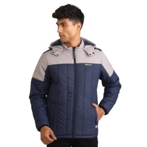 Boldfit Polyester Standard Length Winter Jacket For Men Quilted Hooded Winter Jacket For Men & Boys Full Sleeve Monsoon Jacket For Men Wear Bomber For Men Jerkin For Men Padded Jacket