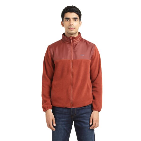 Levi's Polyester Blend Men Men Crew Neck Printed Standard Length Jacket