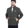 Dollar Jacket For Men Casual Zipper Bomber For Winter In Navy Blue