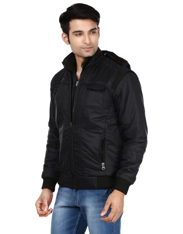 Ico Blue Stor Men's Solid Regular Jacket