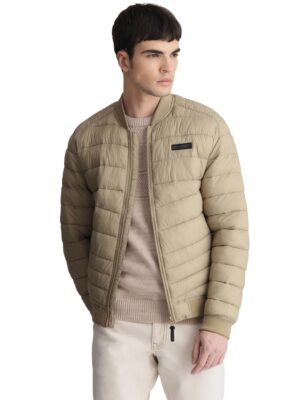 Jack & Jones Mens Nylon Standard Length Puffer Jacket