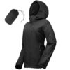 33,000ft Packable Rain Jacket Women Lightweight Waterproof Raincoat with Hood Cycling Bike Jacket Windbreaker