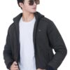 HIMARM Rustam Collection Men's Bomber Jackets | Lightweight Windbreaker | Spring Fall Casual Stylish Full Zip Jacket | Active Outwear Coats (Grey)