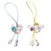 ONCRO® Pack of 2 Lucky Cute pendant phone charms aesthetic for girls women backpack hanging keychain key ring gold accessories necklace bracelet clasp thread Ornament decor Smart combo