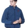 HIMARM Rustam Collection Men's Bomber Jackets | Lightweight Windbreaker | Spring Fall Casual Stylish Full Zip Jacket | Active Outwear Coats (Blue)