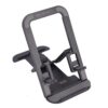 ZEBRONICS MS80 Mobile Holder with Adjustable Height, 10°- 50° Multiangle Adjustment, Foldable Design, Anti Skid Base, Matte Finish, Lightweight and 4 Adjustable Levels (Black)
