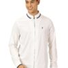 Thomas Scott Men's Cotton Blend Spread Collar Solid Casual Jacket