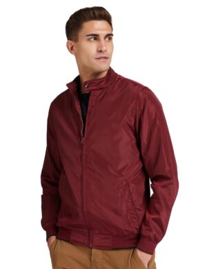 Allen Solly Men's Polyester Standard Length Casual Jacket