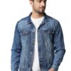 High Star Clothing High Star Men Washed Denim Standard Length Jacket