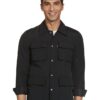 Levi's Men's Cotton Blend Solid Standard Length A-Line Coat