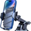 Sounce Car Phone Holder Mount, [Military-Grade Suction & Super Sturdy Base] Universal Phone Mount for Car Dashboard Windshield Air Vent Hands Free Car Phone Mount for iPhone Android All Smartphones