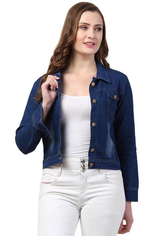 FUNDAY FASHION Men's Denim Blend Standard Length Jacket