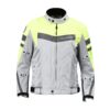 TVS Racing Aegis 3-Layer Riding Jacket for Men-All Weather Adaptability, CE Level 2 Armour Protection-Premium Bike Jackets for Bikers (Neon-XL)