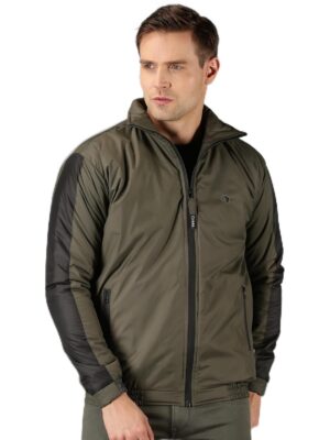 VROJASS Men's Polyester Standard Length Bomber Jacket(VROBJF-SL)