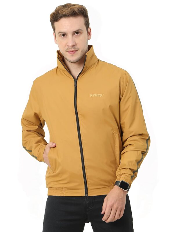 RYKER Men's Solid Windcheater Outdoor Sporty Jacket