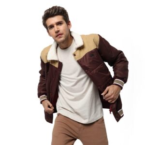 Campus Sutra Men’s Bomber Jacket Regular Fit For Casual Wear | Full Sleeve | Wear Bomber Jacket Crafted With Comfort Fit And High Performance For Everyday Wear