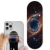 Regor Tabletop Finger Grip & Mobile Holder Mobile Stand Phone Holder for Hand & Mobile Back Holder Grip Great for Selfie & Works as iPhone Stand & Android Phone Stand - Black Nebula