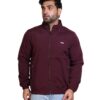 AZF Regular Fit Full Sleeve Solid Windcheater jacket For Men's
