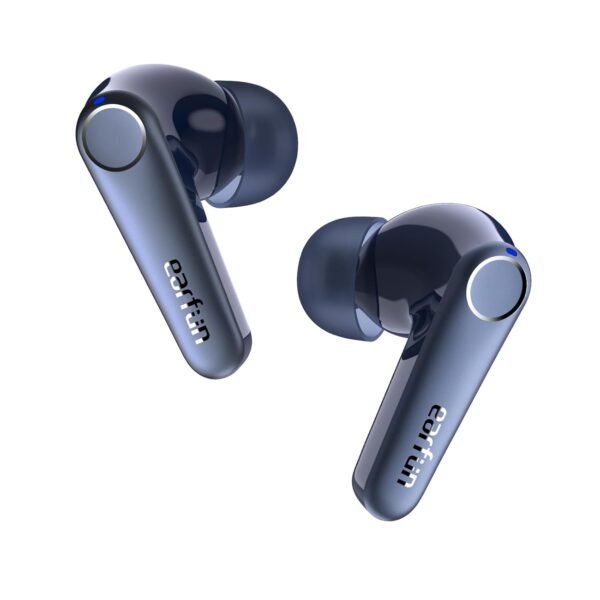 EarFun Air Pro 3 Anc In Ear Earbuds Bluetooth Wireless 2023 Vgp Gold Award,Qualcomm Aptx Adaptive Sound,6 Mics Cvc 8.0 Enc Wireless Earbuds,Bluetooth 5.3 Tws Earbuds,Multipoint Connection(Navy Blue)
