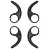Sounce Anti-Slip Silicone Ear Buds 2-Pair 4-Pcs Silicone Earphone & Bluetooth Ear Hook Medium Size Ear Hooks Plugs for in-Ear Neckband and Earphone 9MM-13MM – [Black]