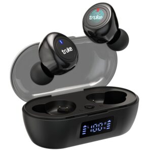 truke Fit 1+ Bluetooth Truly Wireless In Ear Earbuds with Mic with Dedicated Gaming Mode 48hrs of Playtime IPX4 Touch Control Low Latency 5.1 10mm Driver for Deep Bass Music Hi-Fi Sound with AAC Codec