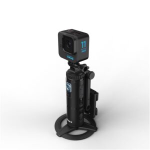 SIGNI FOLLO AI Face Recognition Tracker 360 Degree Rotation, Adjustable Height, Fill Light, Smart Tracking, Start/Stop Gestures for Mobile Phone & Gopro Compatible with SIGNIPOD Tripod