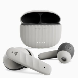 Boult Audio X45 Truly Wireless in Ear Earbuds with 40H Playtime, 45ms Low Latency Gaming, 4 Clear Calling ENC Mic, 13mm Drivers, Type C Fast Charging, Bluetooth 5.3 Ear Buds TWS, IPX5 Earpods (Grey)