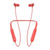 Mivi Collar Flash Bluetooth Wireless in Ear Earphones,24 Hours Battery Life, Booming Bass, IPX4 Sweat Proof, Passive Noise Cancellation, Bluetooth 5.0 with mic (Red)