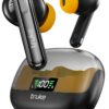 truke Newly Launched Buds Vibe True Wireless in Ear Earbuds with 35dB Real ANC + Quad Mic ENC, 13mm Big Speaker, 4 EQ Modes, 48H Playtime, Fast Charge, 40ms Low Latency, AAC Codec, BT5.3, IPX5(Yellow)