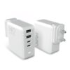 JINX 140W 4 Port PD GaN Charger Fast Charge 4 Device Simultaneously Compatible with Macbooks, Laptops, iPhone,3X Type C Charger PD 3.0 & 1x Type A Port, BIS Certified, EU/USA/UK Plugs (140W 2C 2A)