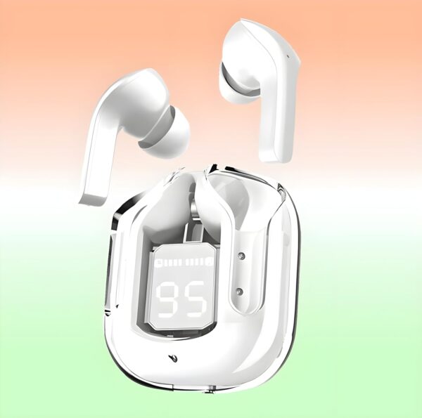 packsee UltraPods Pro max True Wireless Bluetooth Headset, Touch Control, Type C Port, Immersive Sound Experience - - Pack of 1 (White)