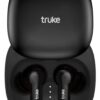 truke Buds S2 Lite True Wireless Made in India Earbuds with MEMS Quad-Mic ENC, 48H Playtime, 10mm Real Titanium Speaker, Gaming Mode, Type-C Fast Charge, AAC Codec, BT 5.1, IPX4 (Black)