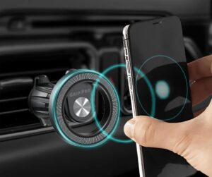 GripPro Compatible with Magsafe Car Mount, Magnetic Phone Holders for Car AC Vent, Fit for iPhone 14 13 12 Pro Max Plus, Mag-Safe Case & All Other Phones