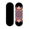 Regor Finger Grip & Mobile Stand | Cell Phone Grip Holder for Hand & Mobile Back Holder Grip | Selfie Holder & Works as iPhone Stand & Android Phone Stand for Desk - Black + Mandala